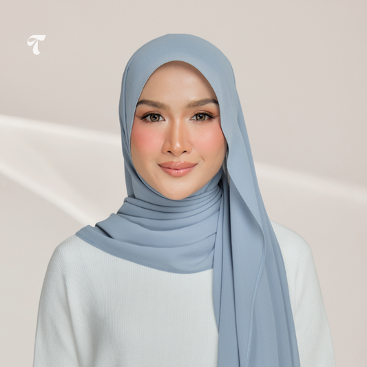 Hoodie Ash Blue