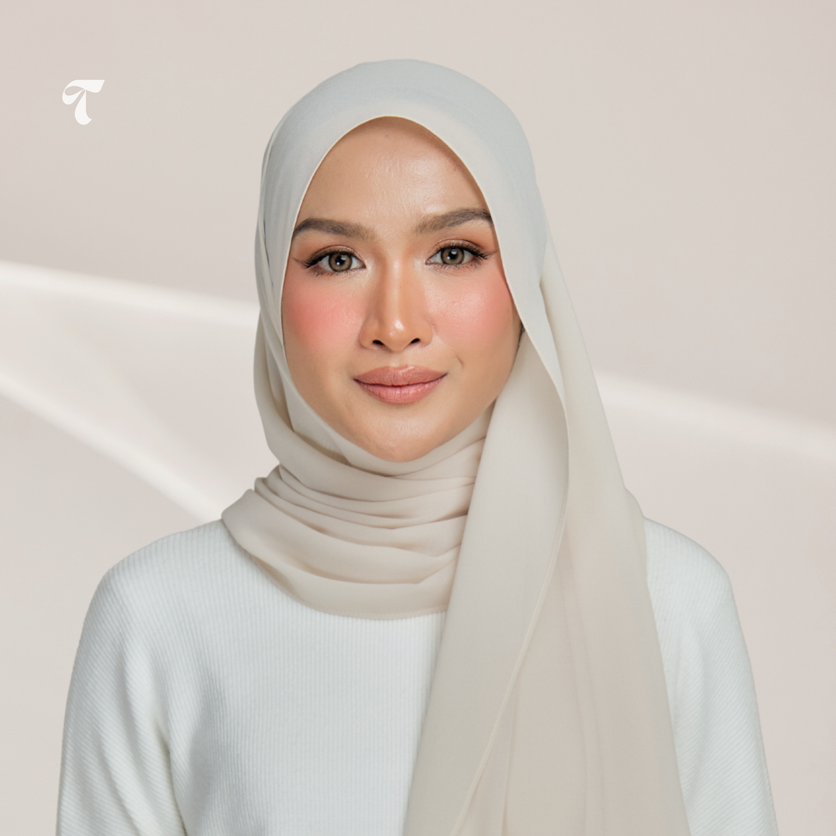 Hoodie Ash Cream