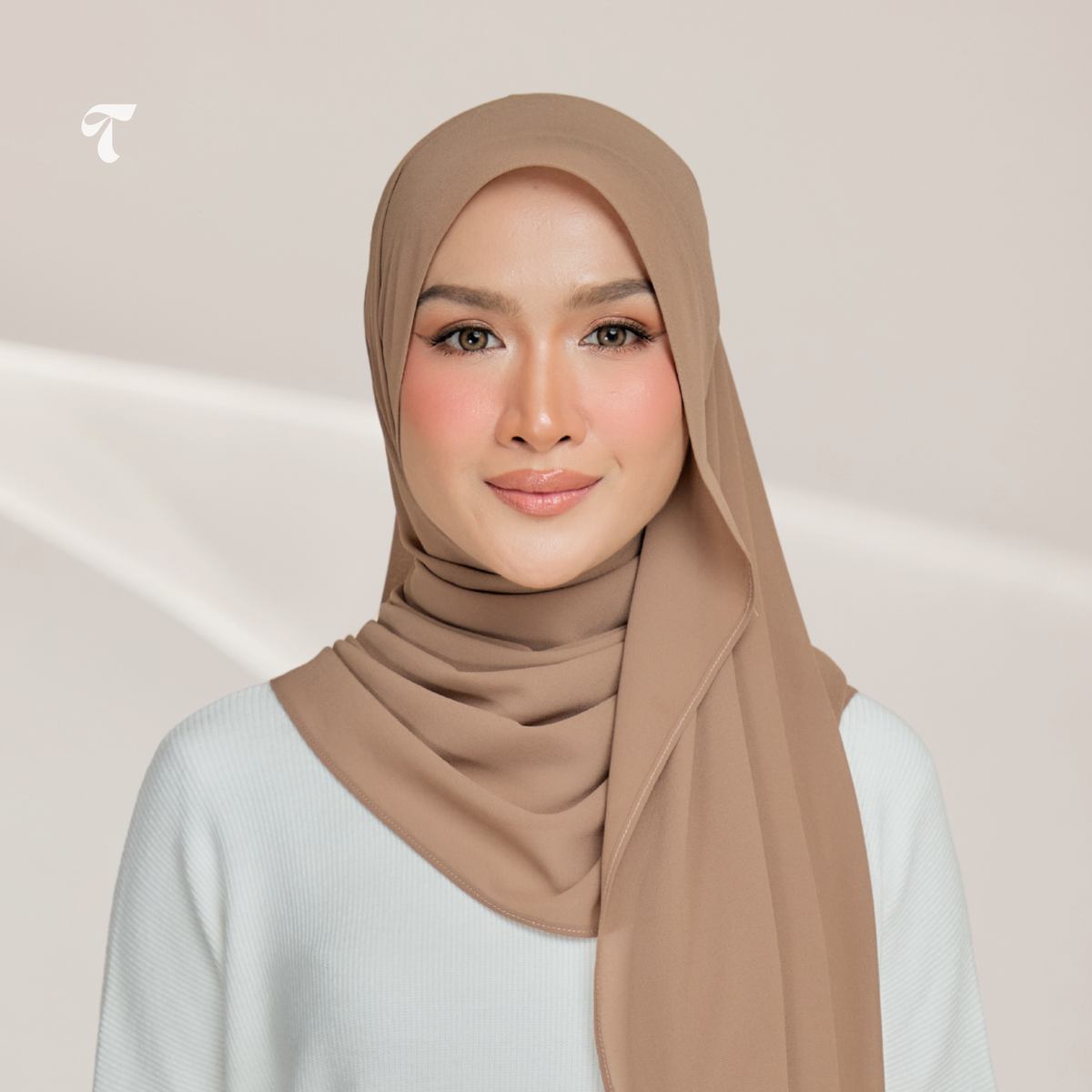 Hoodie Tan Brown